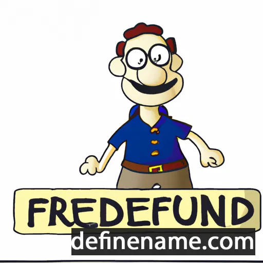 cartoon of the name Fredegunde