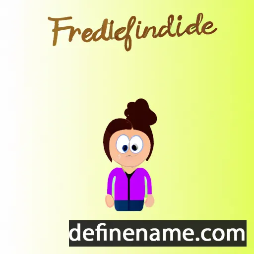 Fredeline cartoon