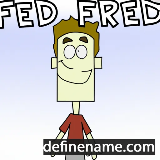 cartoon of the name Freder