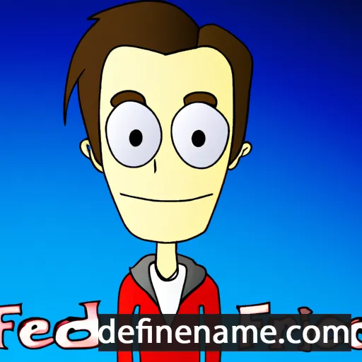 cartoon of the name Frederic