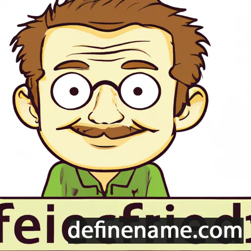 cartoon of the name Frederich