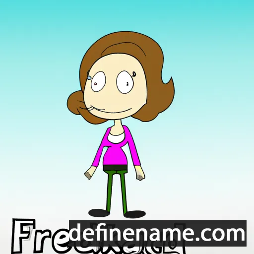 cartoon of the name Fredericka