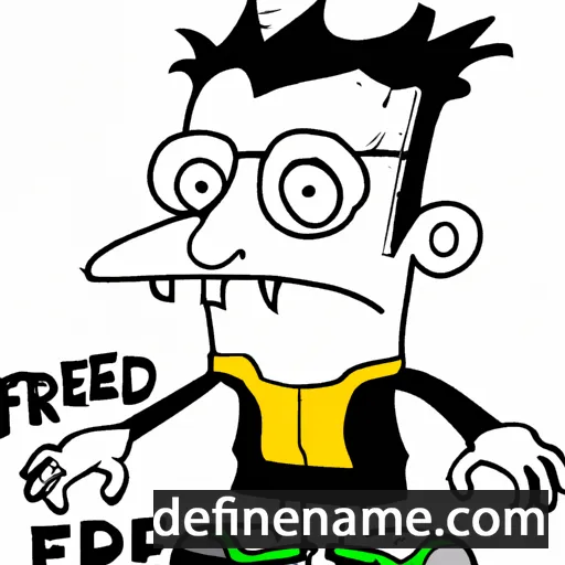 cartoon of the name Fredericus