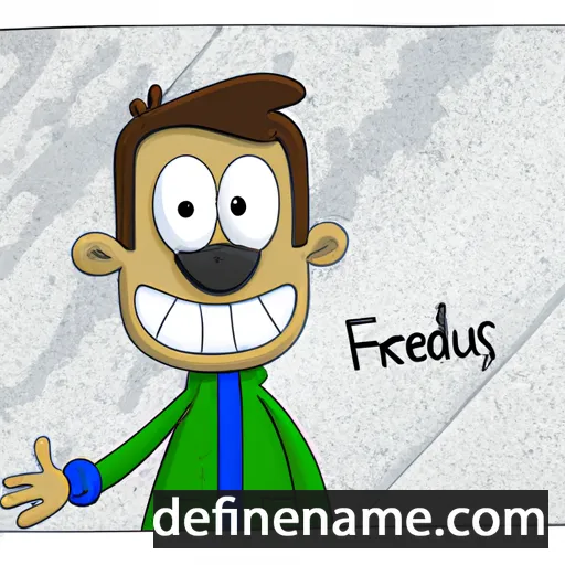 cartoon of the name Frederius