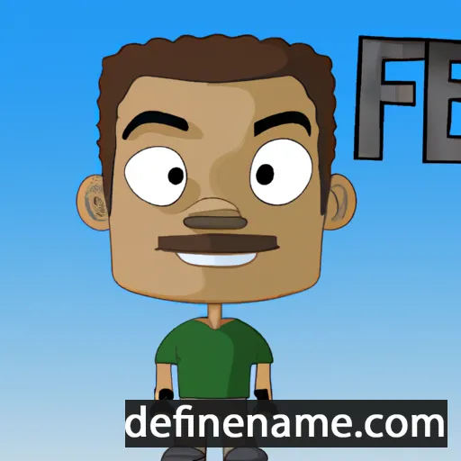 cartoon of the name Fredson