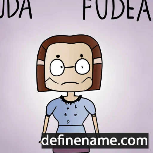 cartoon of the name Fredua