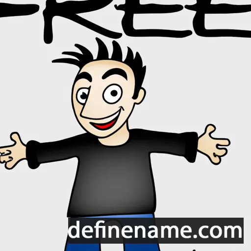 cartoon of the name Frei