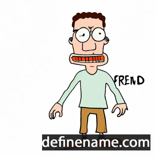 cartoon of the name Freidank