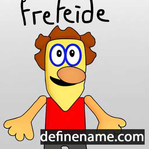 cartoon of the name Freidel