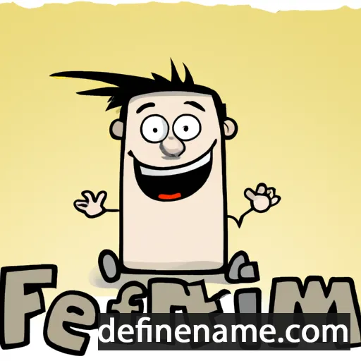 cartoon of the name Freimut