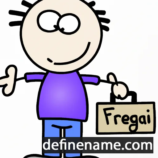 cartoon of the name Freitag