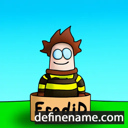 cartoon of the name Freivald