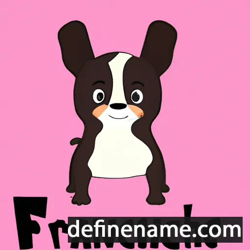 cartoon of the name Frenchie