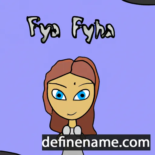 Freyah cartoon