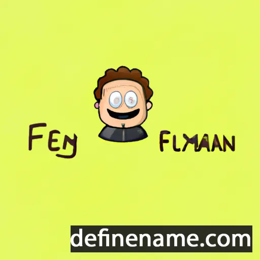 cartoon of the name Freymann