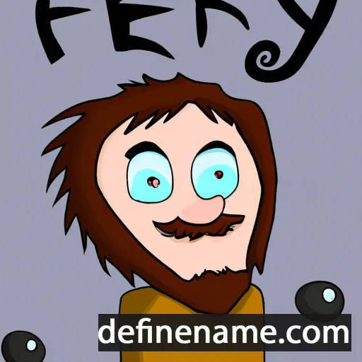 cartoon of the name Freyþór