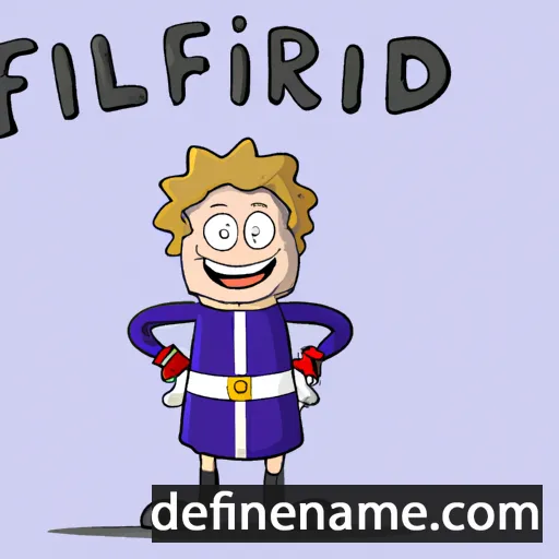 Fríðálvur cartoon