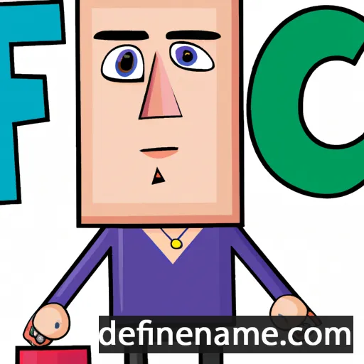 cartoon of the name Fric