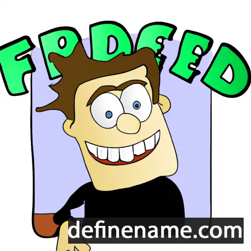 cartoon of the name Fridek