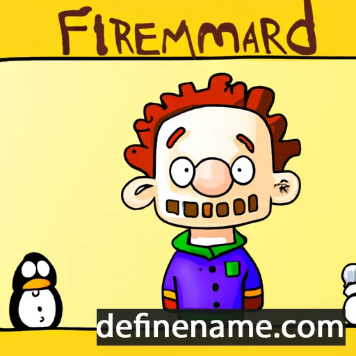 Fridemar cartoon