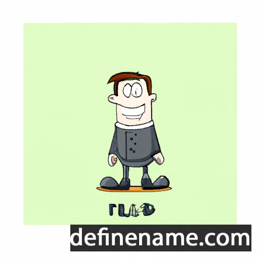 cartoon of the name Fridlin