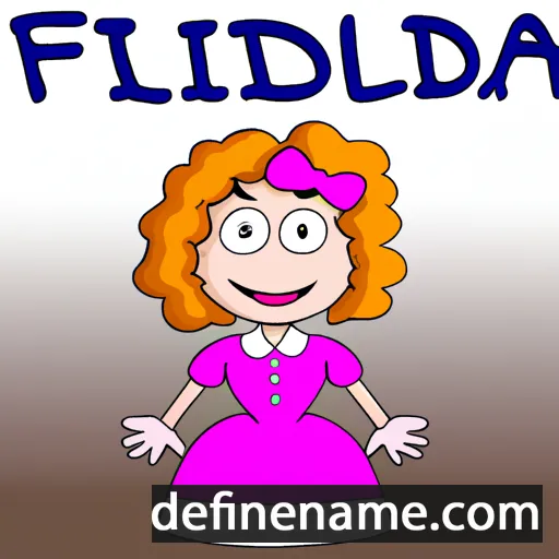 cartoon of the name Fridolina