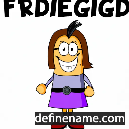 Friedegund cartoon