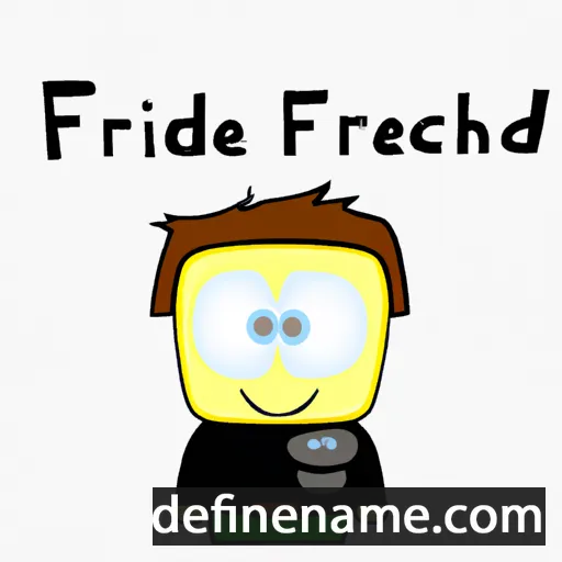 cartoon of the name Friederich