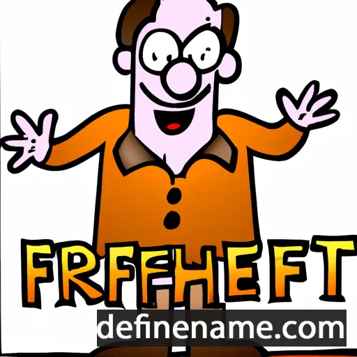 cartoon of the name Friedhart