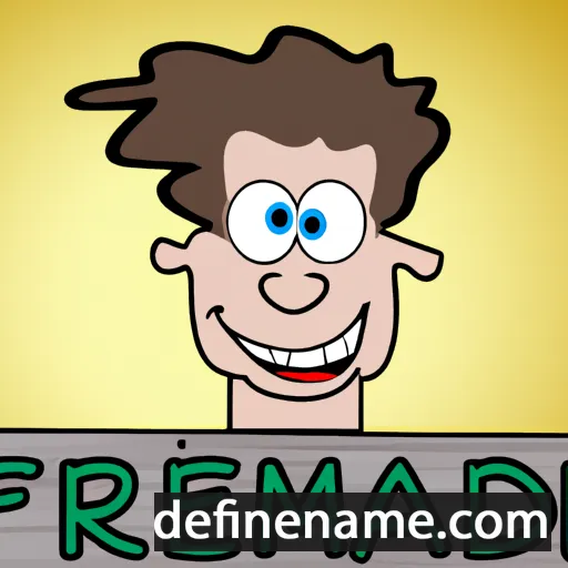 cartoon of the name Friedmar