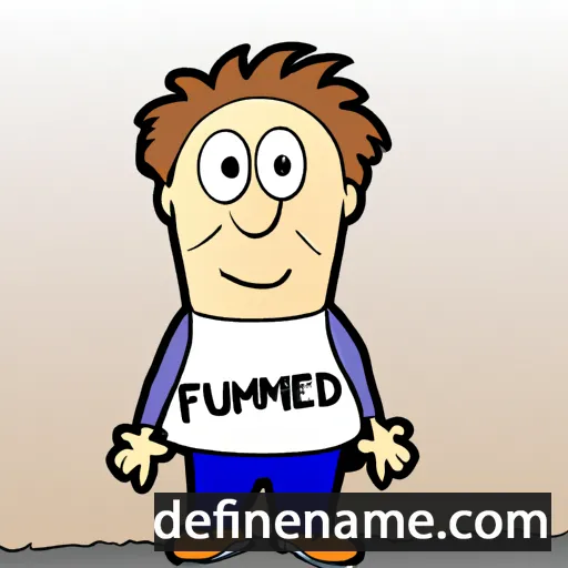 cartoon of the name Friedmund