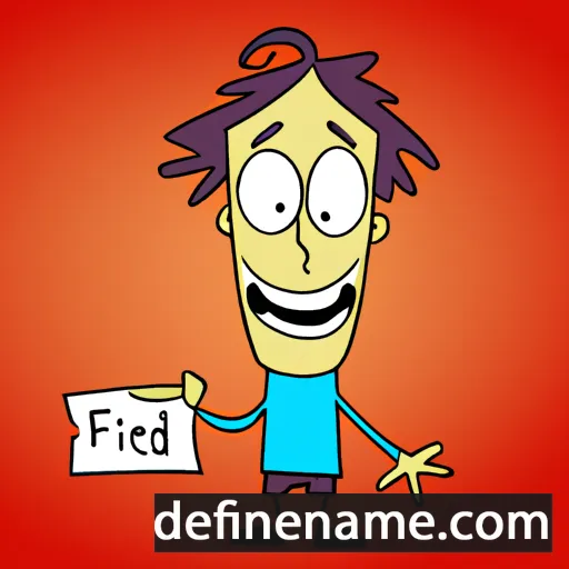 cartoon of the name Friedo