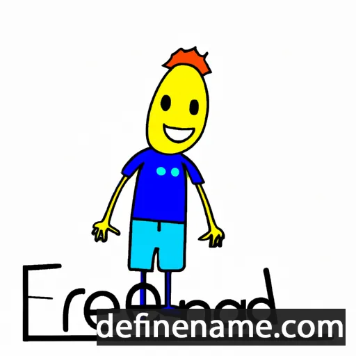 cartoon of the name Friend