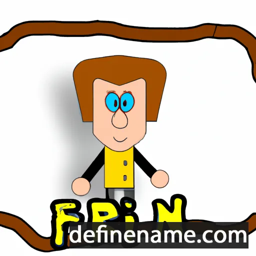 cartoon of the name Frijn