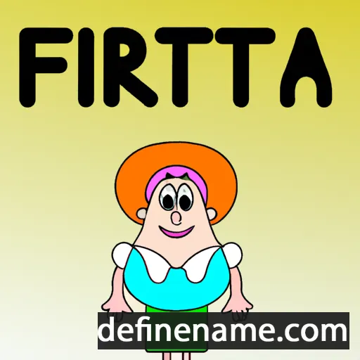 cartoon of the name Frimetta