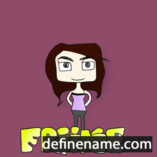 cartoon of the name Frinee