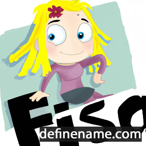 cartoon of the name Frisa