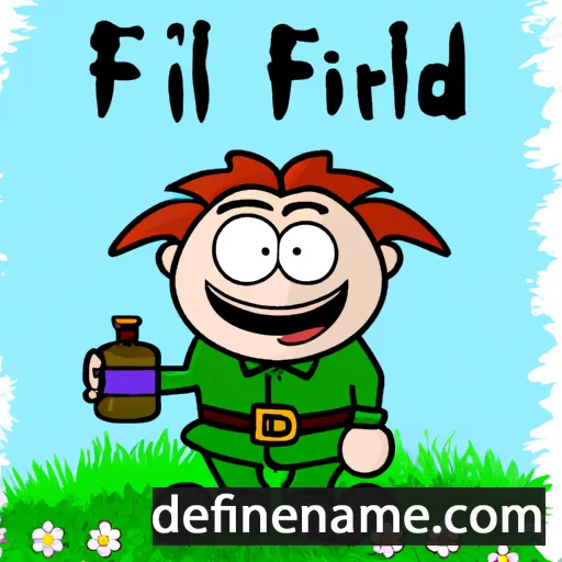 cartoon of the name Friðælfr