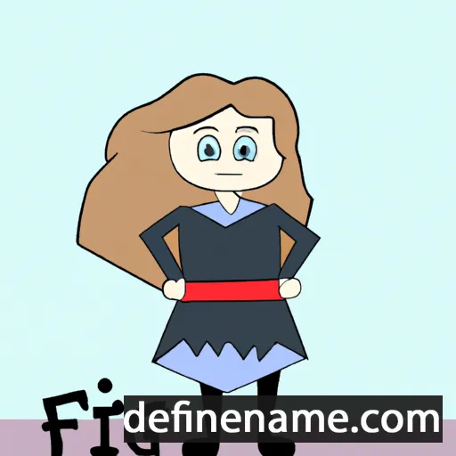 cartoon of the name Friðbjörg