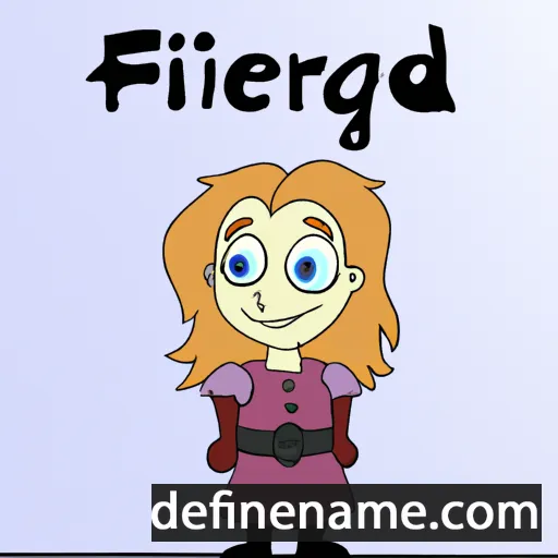 cartoon of the name Friðborg