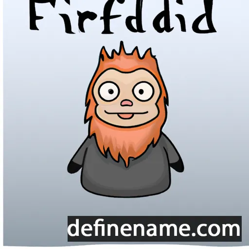 cartoon of the name Friðleifur