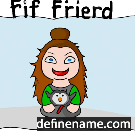 cartoon of the name Friðþjófur