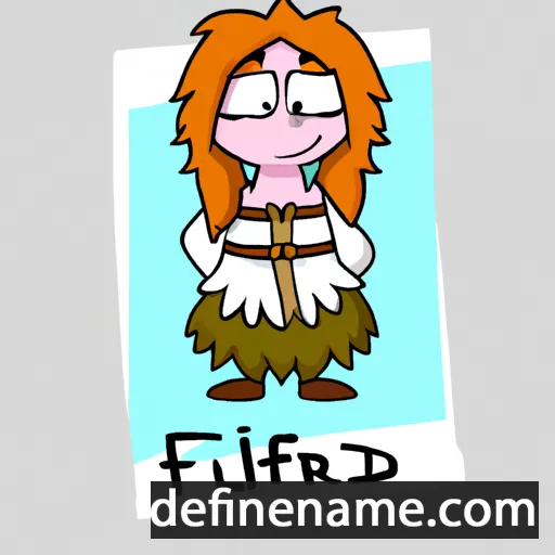 cartoon of the name Friðúlfr