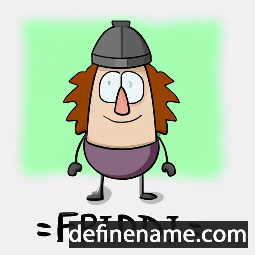 cartoon of the name Friðuric