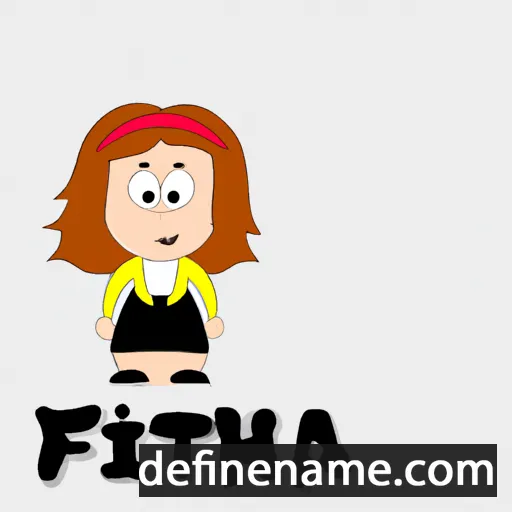 cartoon of the name Fritha