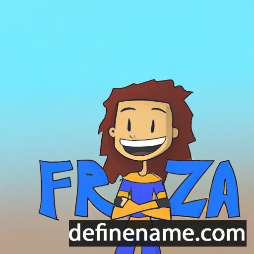 cartoon of the name Friza