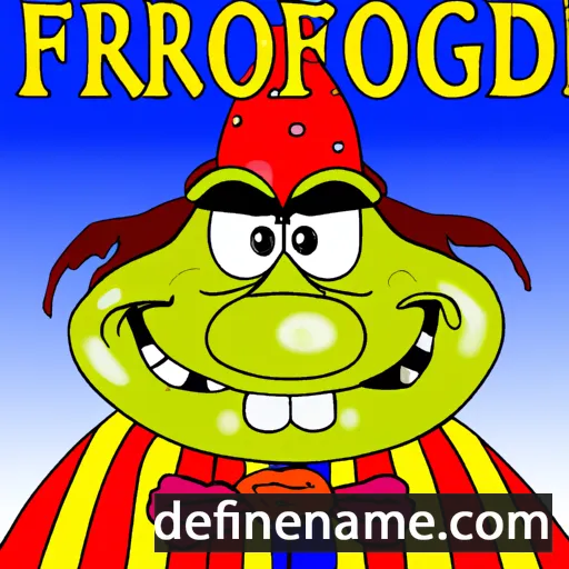 cartoon of the name Frögärdh