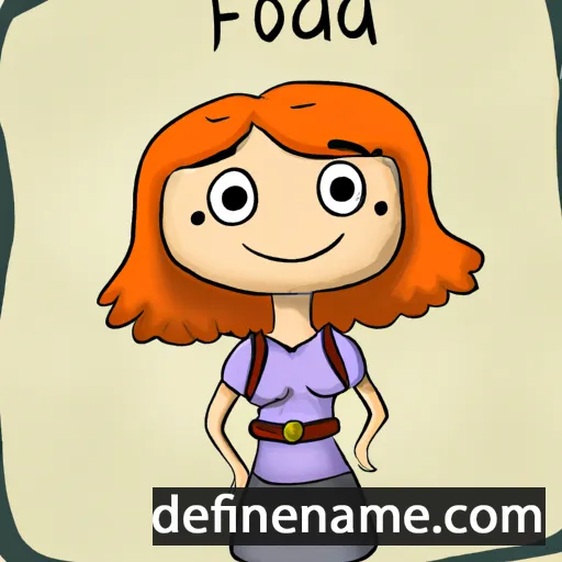 cartoon of the name Froda