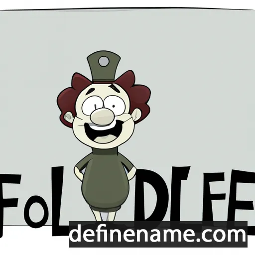 cartoon of the name Frodulphe