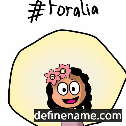 cartoon of the name Froilana